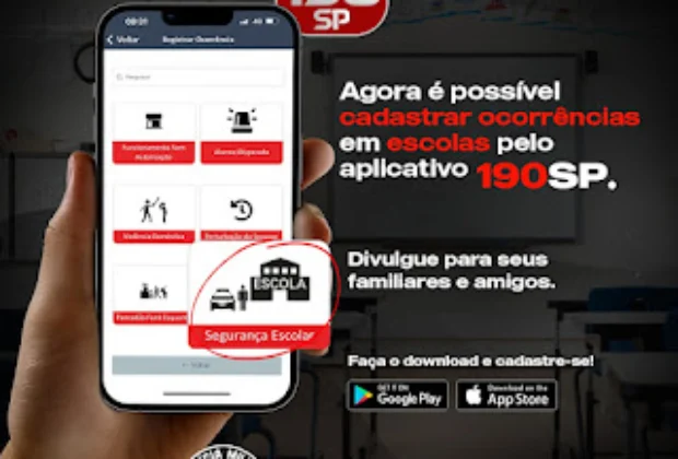 Você já conhece o aplicativo “190 SP” para o registro de ocorrências, da Polícia Militar?