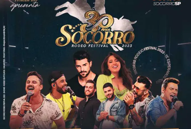 01 a 04/06 – Rodeio de Socorro comemorará 30 anos com shows de Clayton e Romário, Alok, Theo e Luan, Mari Fernandez e Marcos e Belutti
