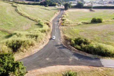 Acesso à antiga Vicinal pela Usina será pavimentado essa semana