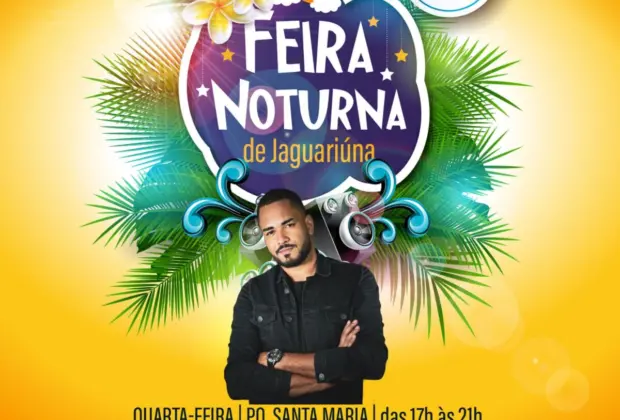 HOJE TEM FEIRA NOTURNA COM O CANTOR LÉO FRAGA