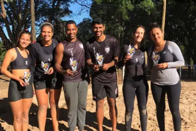 Dupla nogueirense garante 1° lugar em etapa de Vôlei de Praia da APV