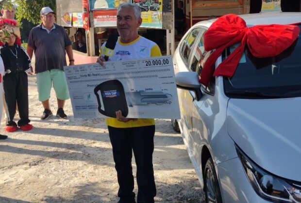 Morador de Jaguariúna ganhou um Corolla e mais 20 mil reais no Vida Cap.