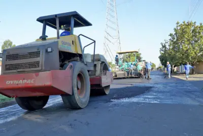 Trecho da Avenida das Torres recebe serviços de recapeamento asfáltico