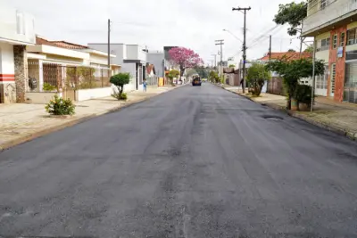 Prefeitura finaliza recapeamento em ruas da Vila Júlia; pacote já efetuou mais de 9 km de novo asfalto