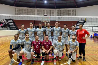 Vôlei Masculino de Artur Nogueira estreia com vitória nos Jogos Regionais