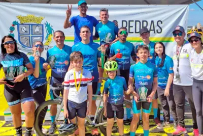 Ciclismo de Mogi Guaçu conquista 12 pódios em 1º GP de Ciclismo de Rio das Pedras