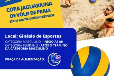 SANTO ANTÔNIO DE POSSE RECEBE A COPA JAGUARIÚNA DE VÔLEI DE PRAIA