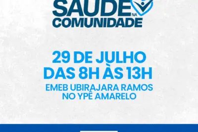 Saúde na Comunidade levará serviços para os moradores do Parque Residencial Ypê Amarelo