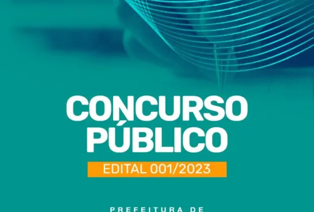 Inscrições para o Concurso Público nº 001/2023 da Prefeitura encerram amanhã, dia 26