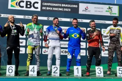 Pilotos cosmopolenses são classificados em campeonato nacional de BMX