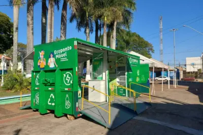 Ecoponto Móvel abre pra visitação em Santo Antônio de Posse