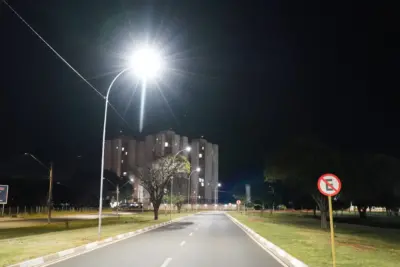 Novo trecho: Rua Inácio Cardoso de Faria ganha nova iluminação LED