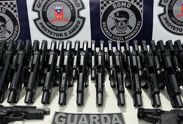Pistolas .40 chegam em Artur Nogueira para combate à criminalidade