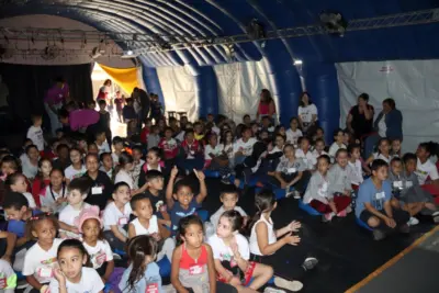 2ª ETAPA DO PROJETO CINE ARTE LEVA TEATRO  E CINEMA PARA ALUNOS DA REDE MUNICIPAL