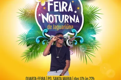 FEIRA NOTURNA DE JAGUARIÚNA TERÁ SHOW DE THOMAS MACENA NESTA QUARTA