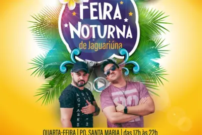 Dupla Beto e Fabrício é a atração da Feira Noturna nesta quarta-feira