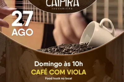 DOMINGO TEM ‘CAFÉ COM VIOLA’ NA ESTAÇÃO DE GUEDES EM JAGUARIÚNA