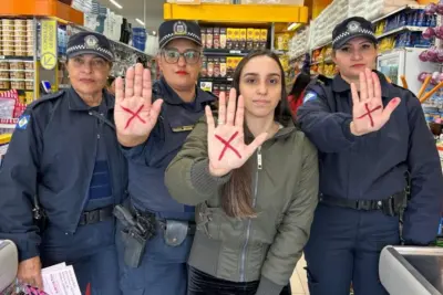 Guardas Municipais femininas marcam ações de encerramento do ‘Agosto Lilás’