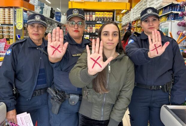 Guardas Municipais femininas marcam ações de encerramento do ‘Agosto Lilás’