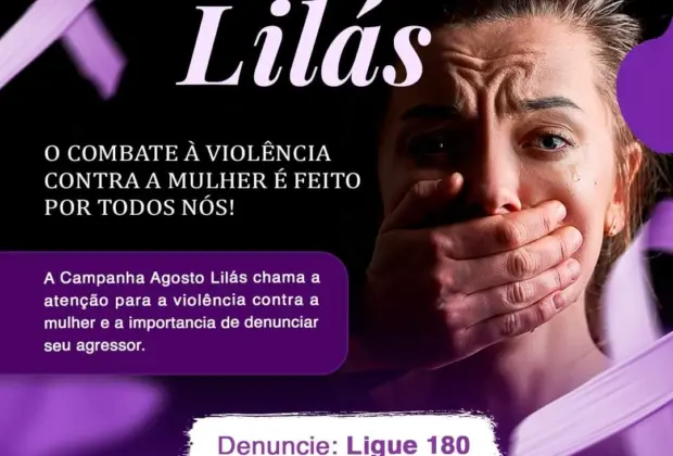 Campanha “Agosto Lilás”: Unindo Forças Contra a Violência à Mulher em Engenheiro Coelho