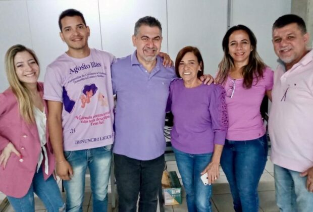 Servidores municipais apoiam campanha de combate à violência contra a mulher em Artur Nogueira