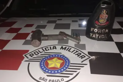 Indivíduo é detido por porte ilegal de arma de fogo e munição em Mogi Guaçu