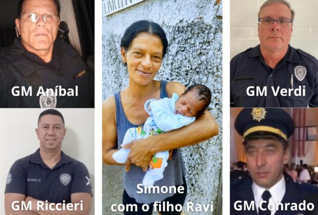 Guardas Municipais de Jaguariúna salvam a vida de bebê de apenas 16 dias