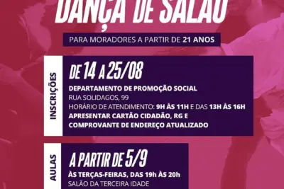 Aulas Gratuitas de Dança de Salão em Holambra: Uma Oportunidade de Movimento e Diversão!