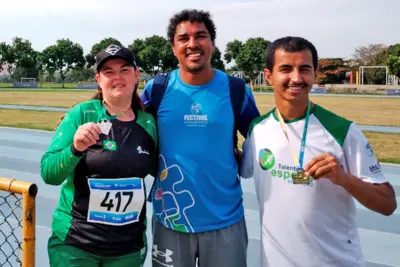 Guaçuanos conquistam três medalhas na etapa carioca do Meeting Paralímpico Loterias Caixa