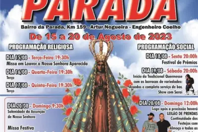 Celebrando a Festa de Nossa Senhora Aparecida no Bairro Parada