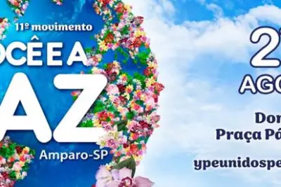 Neste domingo (27/08) acontece a 11ª edição do “Movimento Você e a Paz” em Amparo