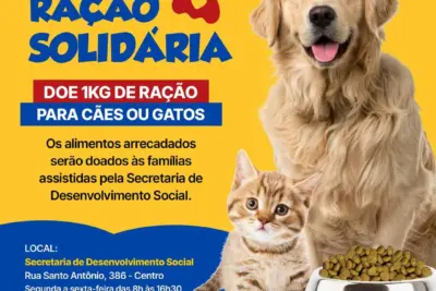  Comunidade se une para arrecadar alimentos para pets de famílias assistidas