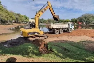 Holambra Inicia Desassoreamento da Prainha