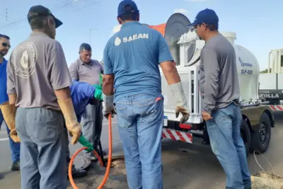 Equipe do Saean conclui treinamento para uso de novo hidrojato