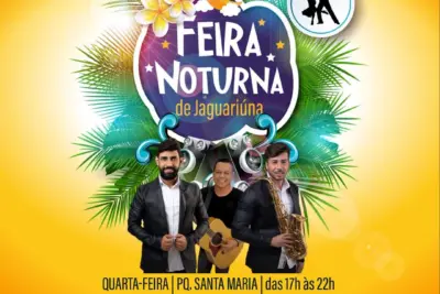 BANDA ‘OS GAROTOS DO BAILE’ É A ATRAÇÃO DA FEIRA NOTURNA HOJE