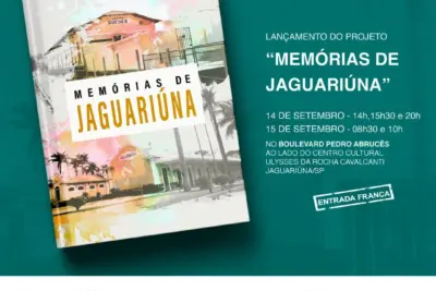 PROJETO MEMÓRIAS DE JAGUARIÚNA SERÁ LANÇADO NO BOULEVARD DO CENTRO CULTURAL