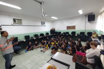 PALESTRAS LEVAM INFORMAÇÕES SOBRE SEGURANÇA FERROVIÁRIA A ALUNOS DA REDE MUNICIPAL