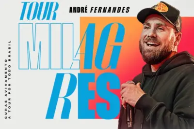 André Fernandes, sucesso na internet com mais de 3 milhões de seguidores nas redes sociais, esgota Tour Milagres em tempo recorde