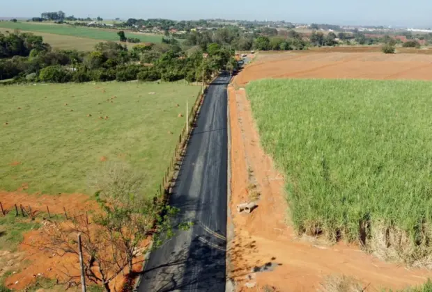 Prefeitura investe na pavimentação de novo trecho da estrada São Bento em Artur Nogueira