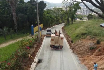 Prefeitura de Pedreira implanta obras de infraestrutura para Pavimentação Asfáltica da Estrada Municipal Santo Lazarini