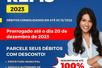 Prorrogado o prazo para os contribuintes em atraso parcelarem suas dívidas com a Prefeitura de Pedreira e o SAAE