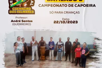 Tudo Pronto para o Batizado e Campeonato de Capoeira em Engenheiro Coelho!