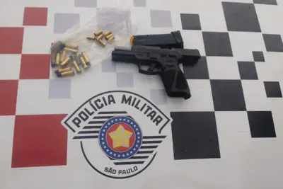 Discussão entre vizinhos acaba em tiros, prisão e apreensão de arma no Florianópolis  em Jaguariúna