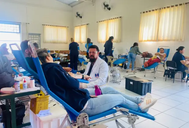 Prefeitura apoia doação de sangue e mobiliza moradores em Artur Nogueira