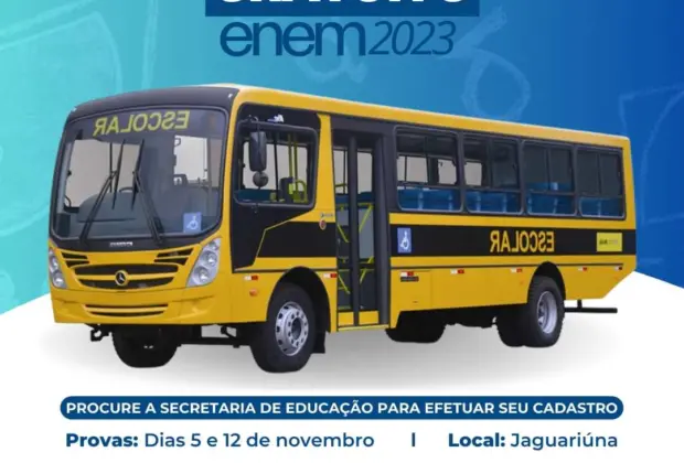 Prefeitura de Santo Antônio de Posse oferece transporte gratuito para alunos do ENEM