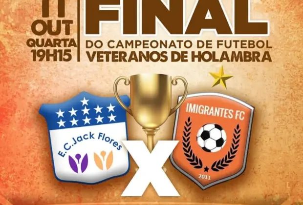 Convite Especial: Final do Campeonato de Futebol de Veteranos de Holambra