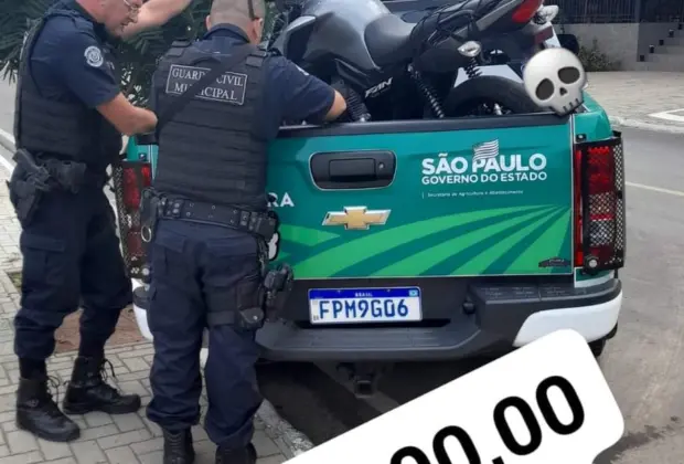   Ação Incansável da Guarda Civil Municipal Detém Moto com R$345.000,00 em Multas