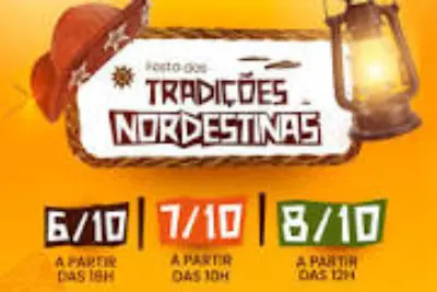 Começa nesta sexta-feira, 6 de outubro, a 1ª edição da Festa das Tradições Nordestinas 