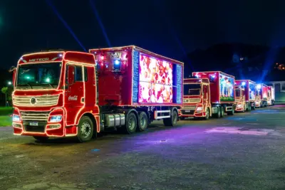 Caravana de Natal da Coca-Cola FEMSA Brasil passa em Campinas em 21