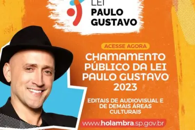 LEI PAULO GUSTAVO: ABERTAS INSCRIÇÕES PARA PROJETOS CULTURAIS